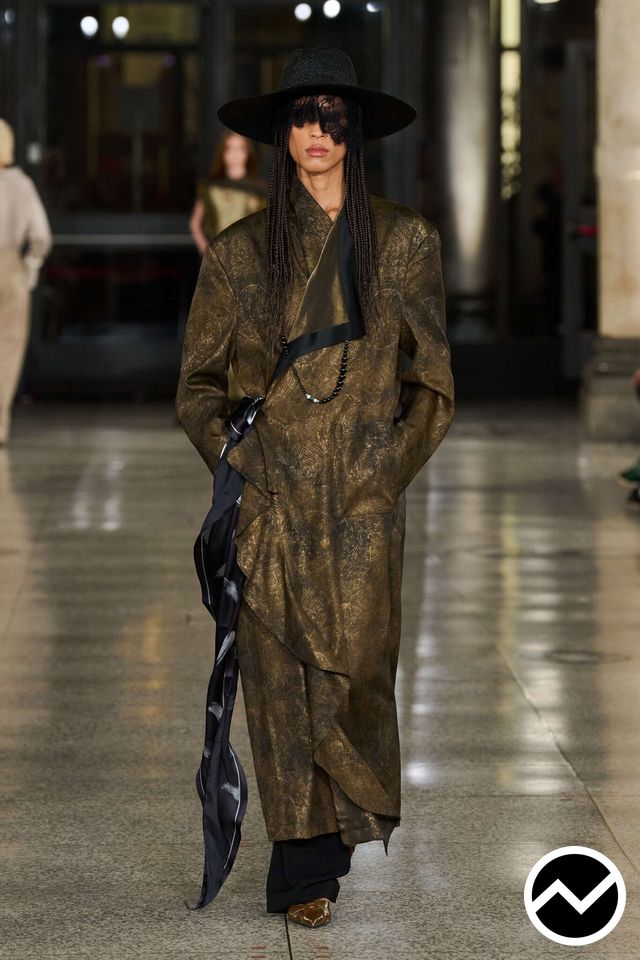 Keqiao, SS26 womenswear, Collarless Coat, look 30