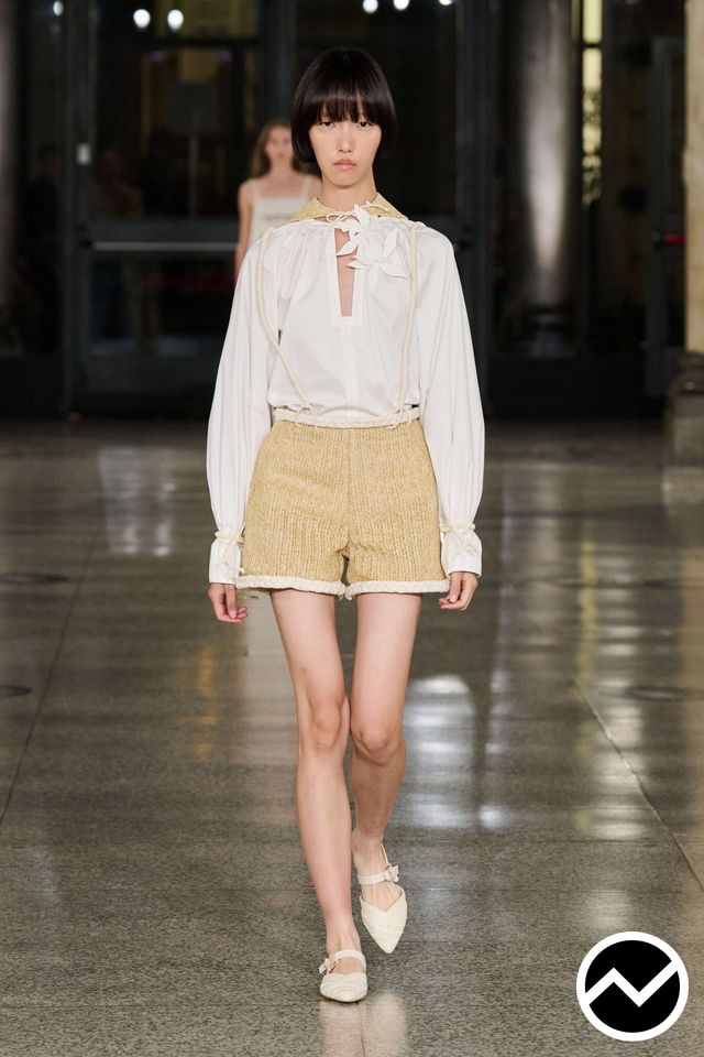 Keqiao, SS26 womenswear, Above The Knee Shorts, look 50