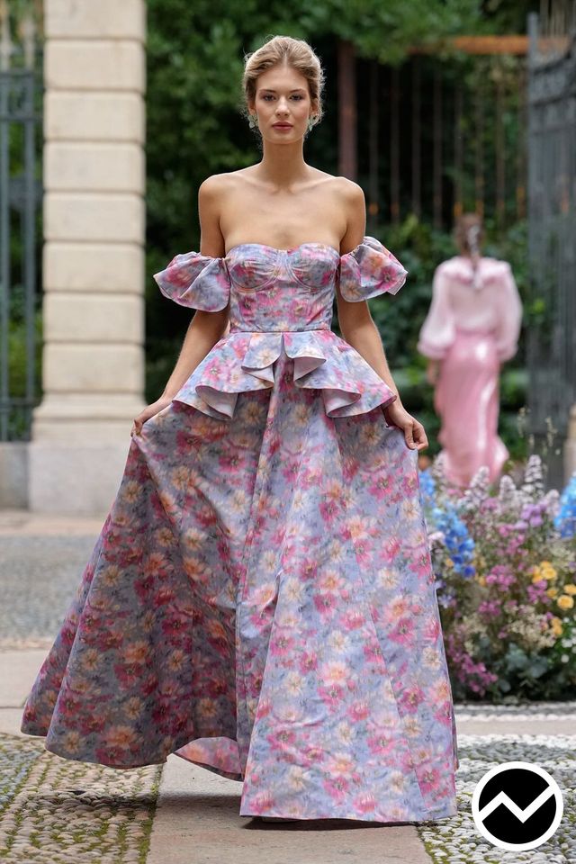 Luisa Beccaria, SS26 womenswear, Taffeta, look 49