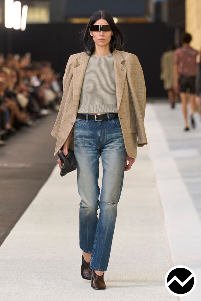MM6 Maison Margiela, SS26 womenswear, Midnight Blue, look 9