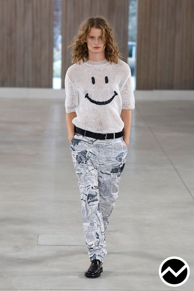 Moschino, SS26 menswear, Sweater Knit, look 43
