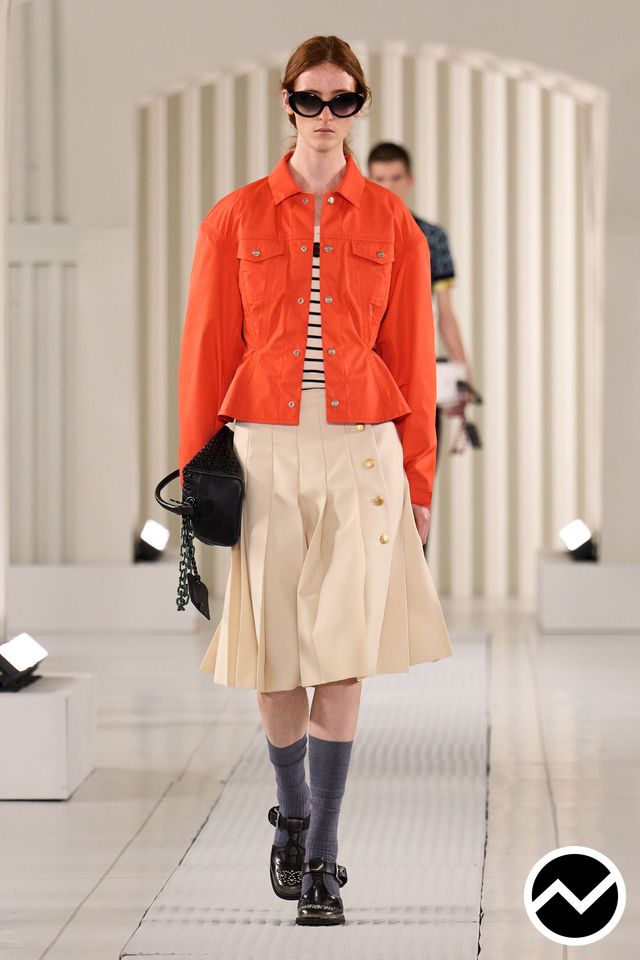 Onitsuka Tiger, SS26 womenswear, Knee Length Skirts, look 17
