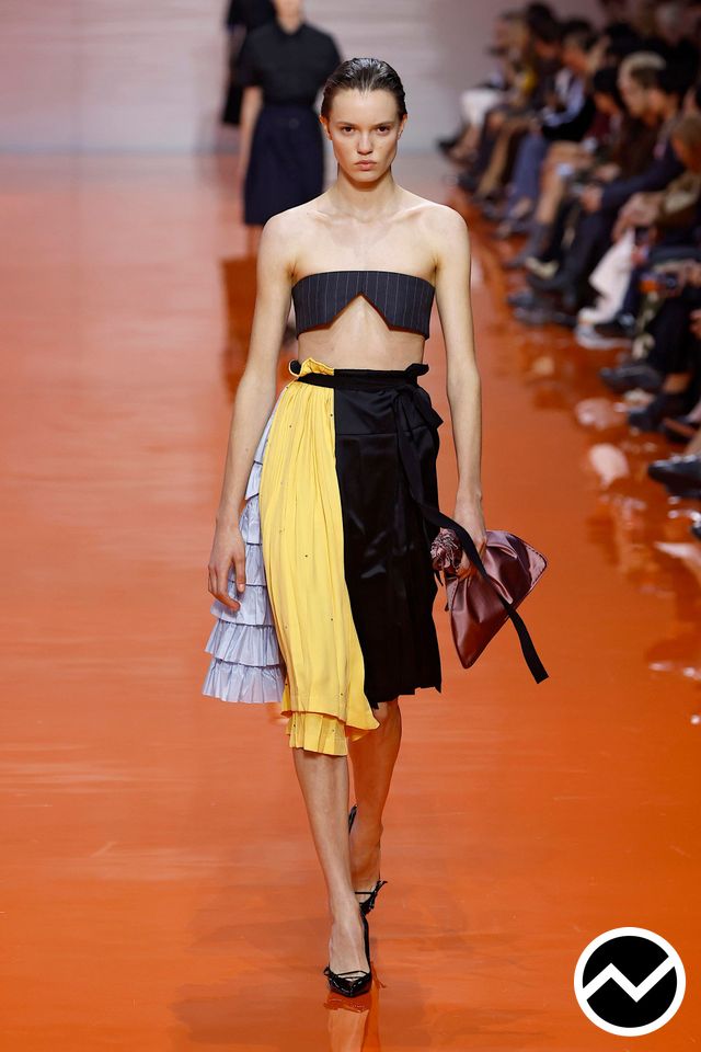 Prada, SS26 womenswear, Cropped Top, look 8