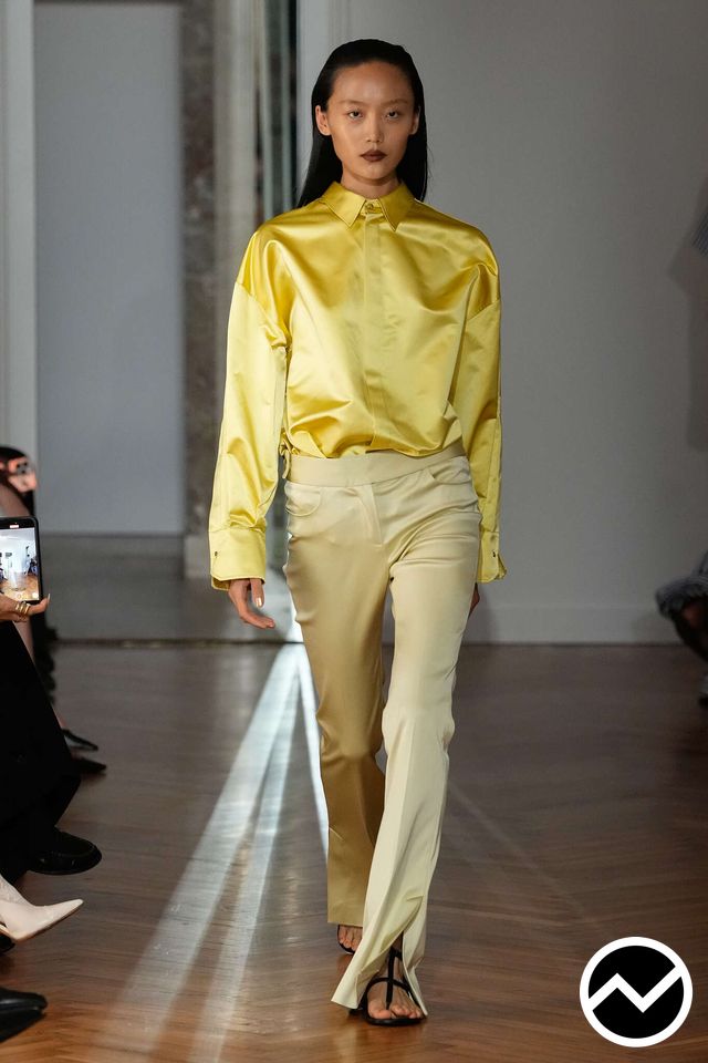 SA SU PHI, SS26 womenswear, Butter Yellow, look 26