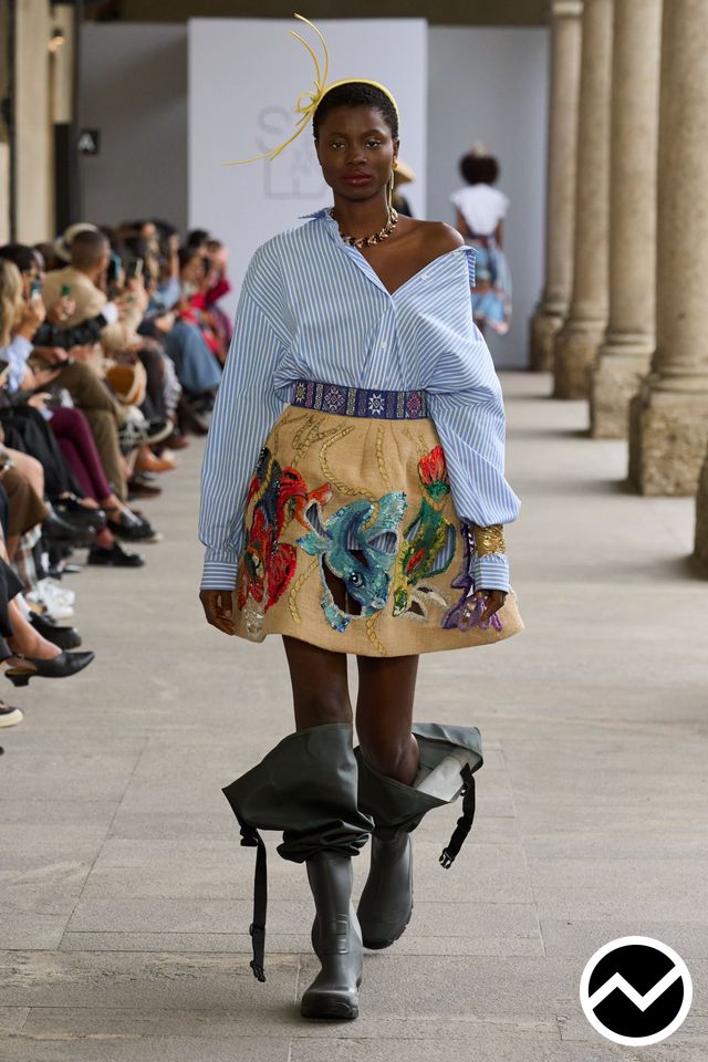 Stella Jean SS26 womenswear, look 23