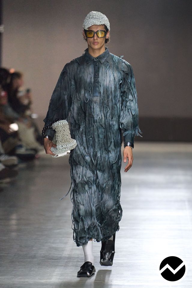 Tokyo James, SS26 menswear, Nordic Blue, look 9