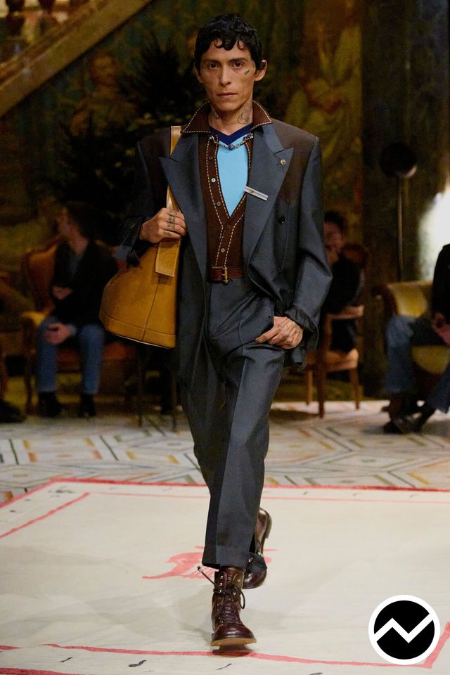 Versace, SS26 menswear, Double Breasted Jacket, look 23