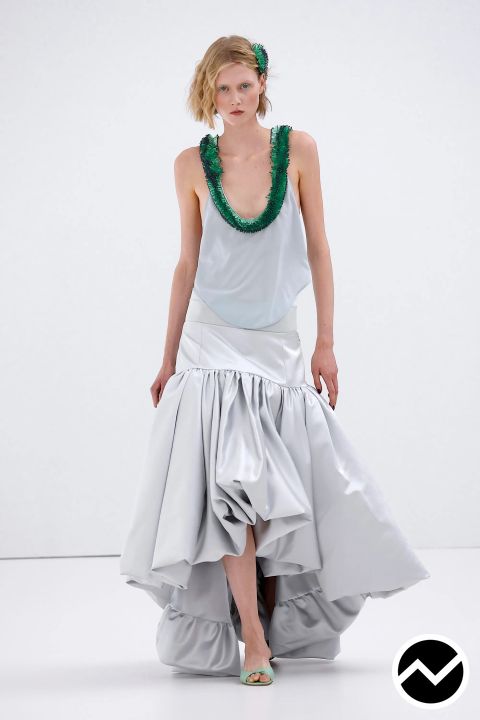 Vivetta, SS26 womenswear, Maxi Skirts, look 6