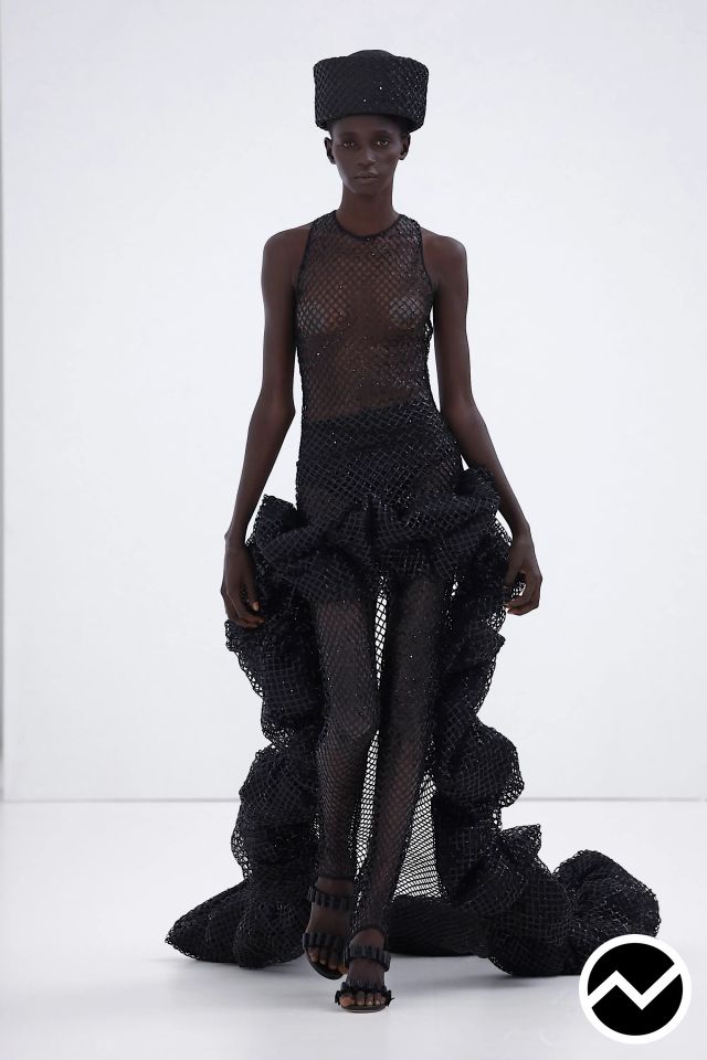 Vivetta, SS26 womenswear, Mesh, look 35