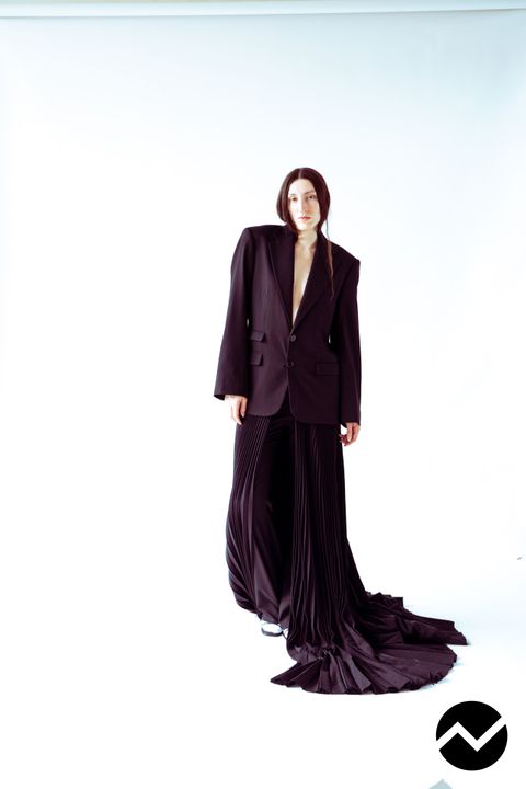 5000, SS26 womenswear, Sculpted Jacket, look 7