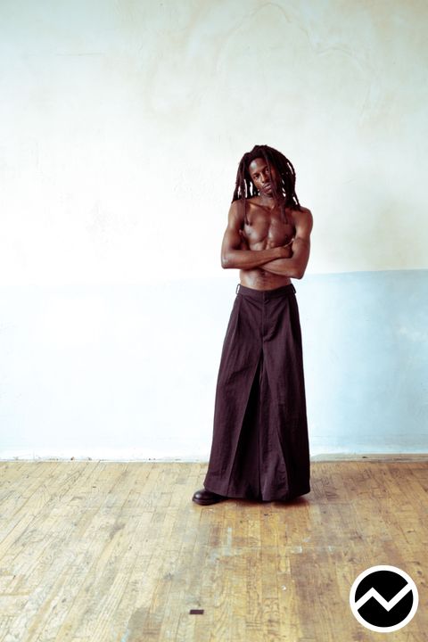 5000, SS26 womenswear, Double Pleated Pants, look 18