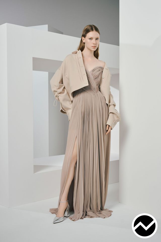 Adeam, SS26 womenswear, Chiffon, look 7