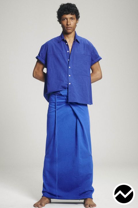 AUBERO, SS26 menswear, Hip Length Shirts, look 8