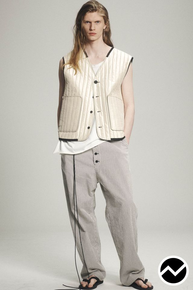 AUBERO, SS26 menswear, Loose Pants, look 10