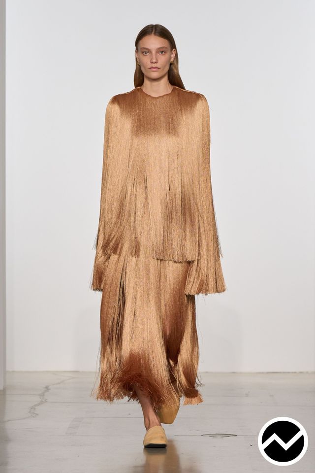 Calvin Klein Collection, SS26 womenswear, Camel, look 11