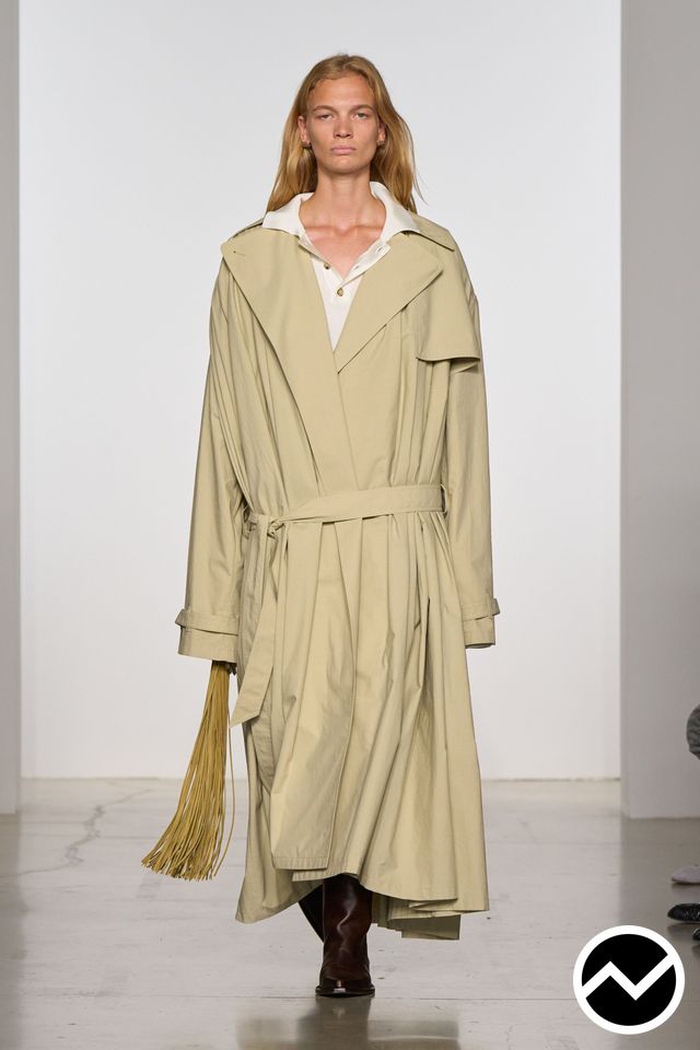 Calvin Klein Collection, SS26 womenswear, Maxi Coat, look 14