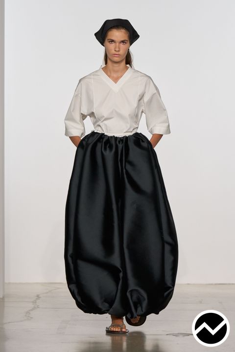 Calvin Klein Collection, SS26 womenswear, Gathered Skirts, look 32