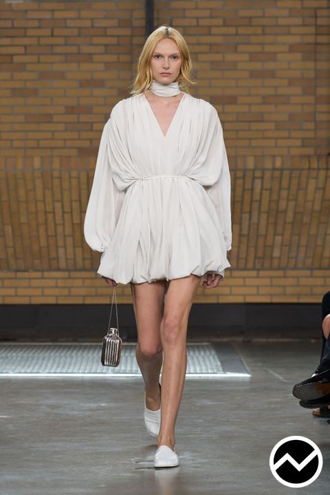 Calvin Klein Collection, SS26 womenswear, Tie Closure Dress, look 48