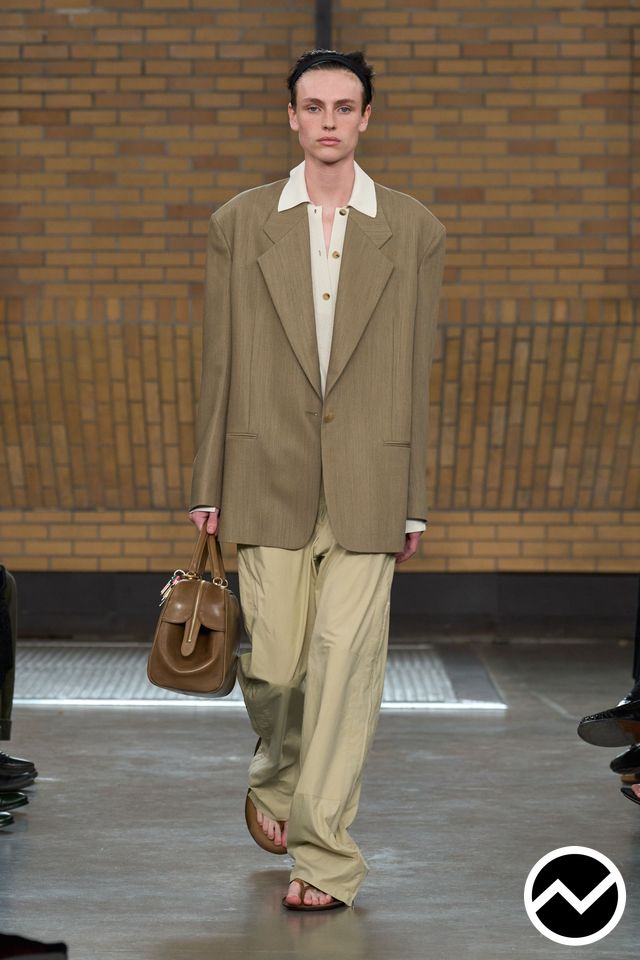 Calvin Klein Collection, SS26 menswear, Camel, look 52