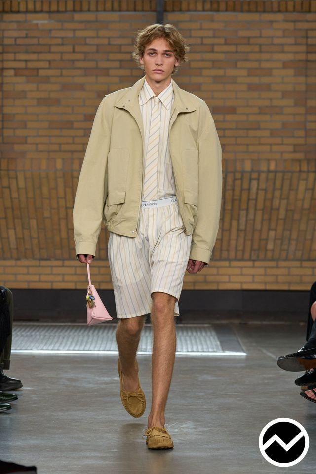 Calvin Klein Collection, SS26 menswear, Above The Knee Shorts, look 53