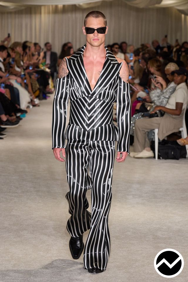 Christian Siriano SS26 menswear, look 5