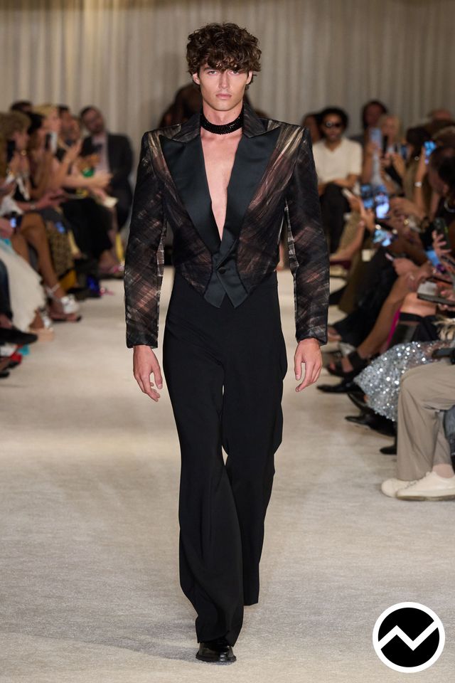 Christian Siriano, SS26 menswear, Set In Sleeve Jacket, look 37