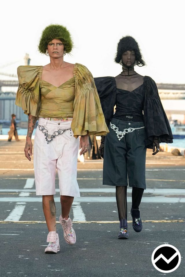 Collina Strada, SS26 womenswear, Side Pocket Shorts, look 14