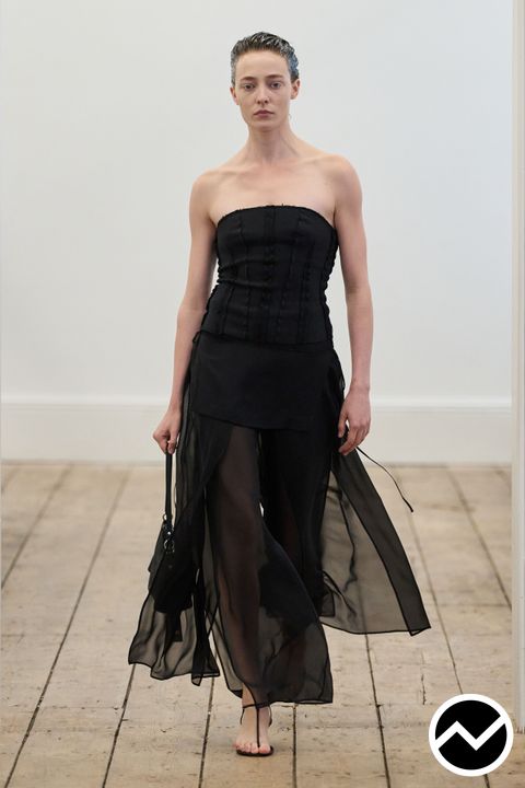 Eckhaus Latta, SS26 womenswear, Corset Dress, look 4