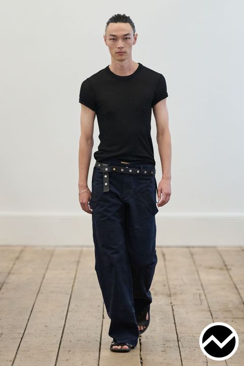 Eckhaus Latta, SS26 menswear, Hip Length T-Shirts, look 9