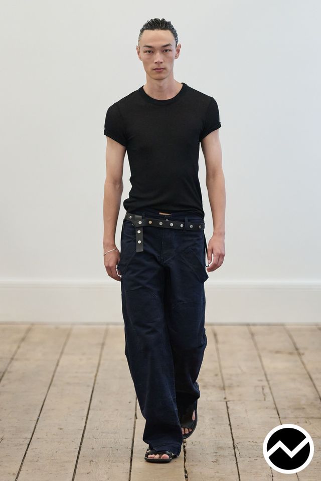 Eckhaus Latta, SS26 menswear, Loose Pants, look 9