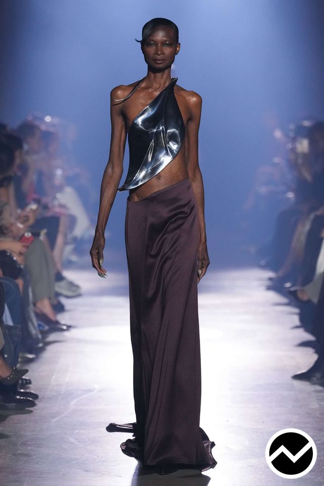 Grace Ling, SS26 womenswear, Draped Top, look 1