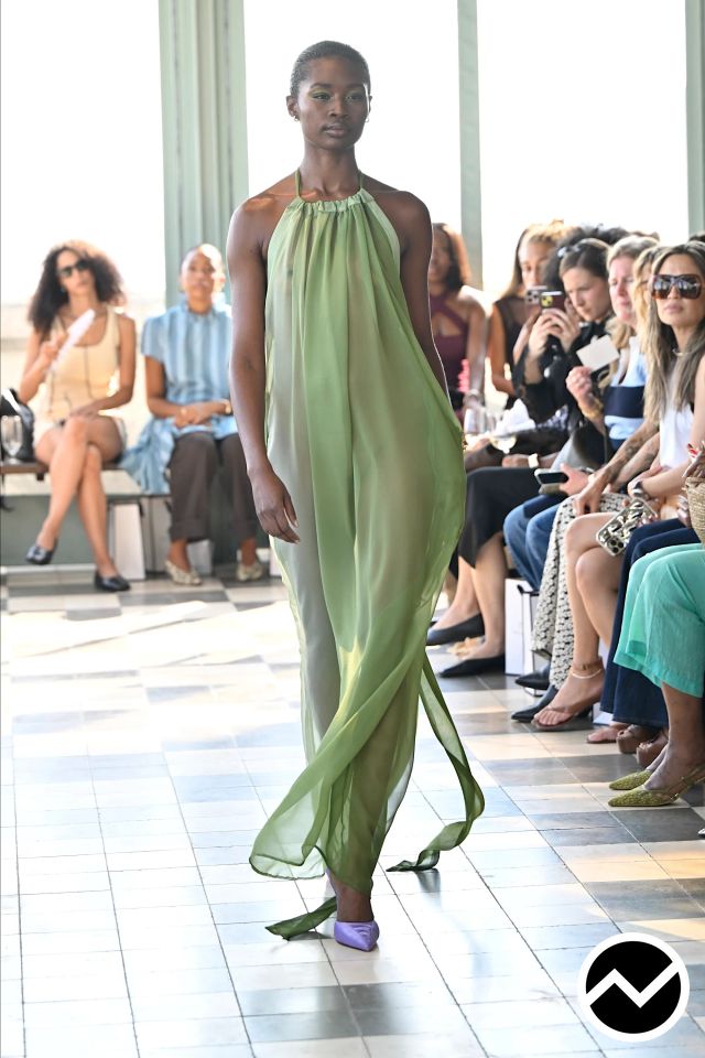 House of Aama, SS26 womenswear, Herbal Green, look 8