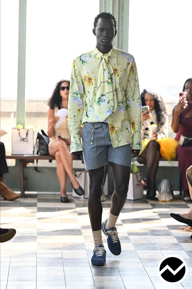 House of Aama, SS26 menswear, Mid-Rise Shorts, look 42