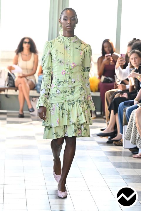 House of Aama, SS26 womenswear, Puff Sleeve Dress, look 45