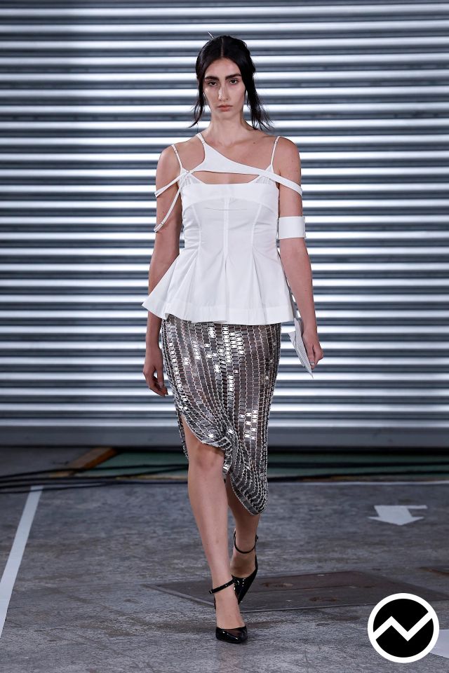 Jane Wade, SS26 womenswear, Metallic, look 28