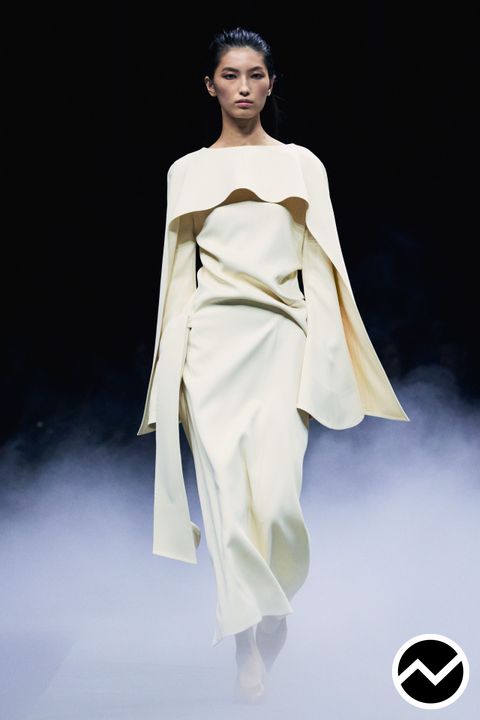 Khaite, SS26 womenswear, Kimono Sleeve Dress, look 36