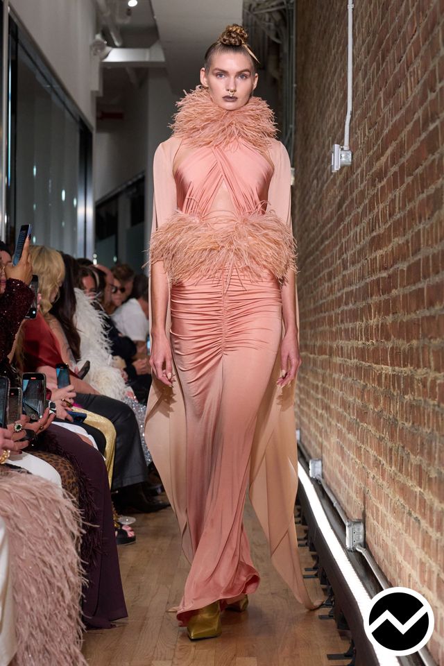 LaPointe, SS26 womenswear, Caramel, look 12