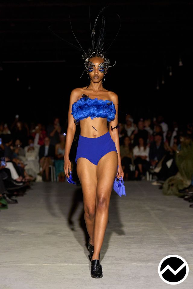 LUAR, SS26 womenswear, Skinny Shorts, look 13