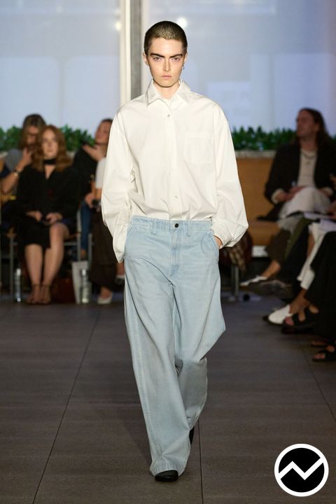 Maria McManus, SS26 menswear, Straight Hem Jeans, look 11