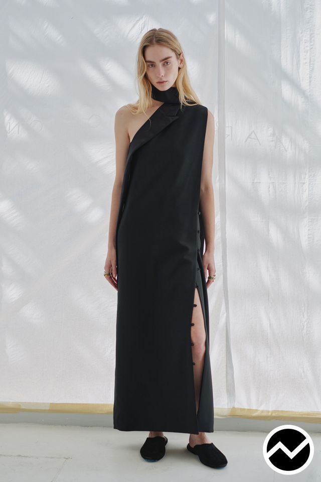 Marina Moscone, SS26 womenswear, Slit Dress, look 19