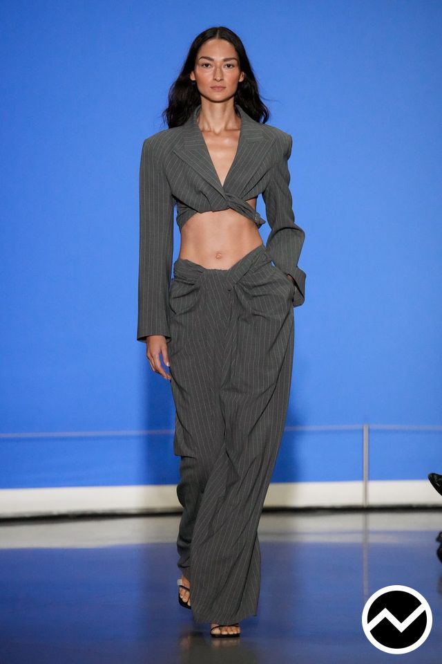 Monse, SS26 womenswear, Asymmetric Hem Jacket, look 3