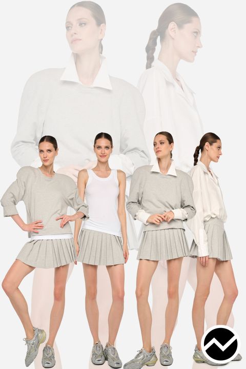 Norma Kamali, SS26 womenswear, Scoop Top, look 8
