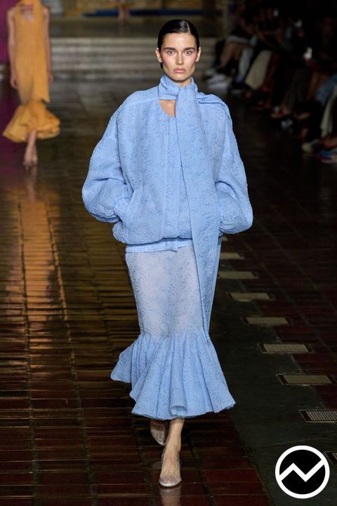 Prabal Gurung, SS26 womenswear, Powder Blue, look 4