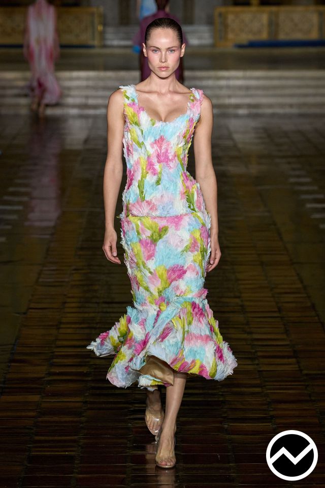 Prabal Gurung, SS26 womenswear, Mint, look 21