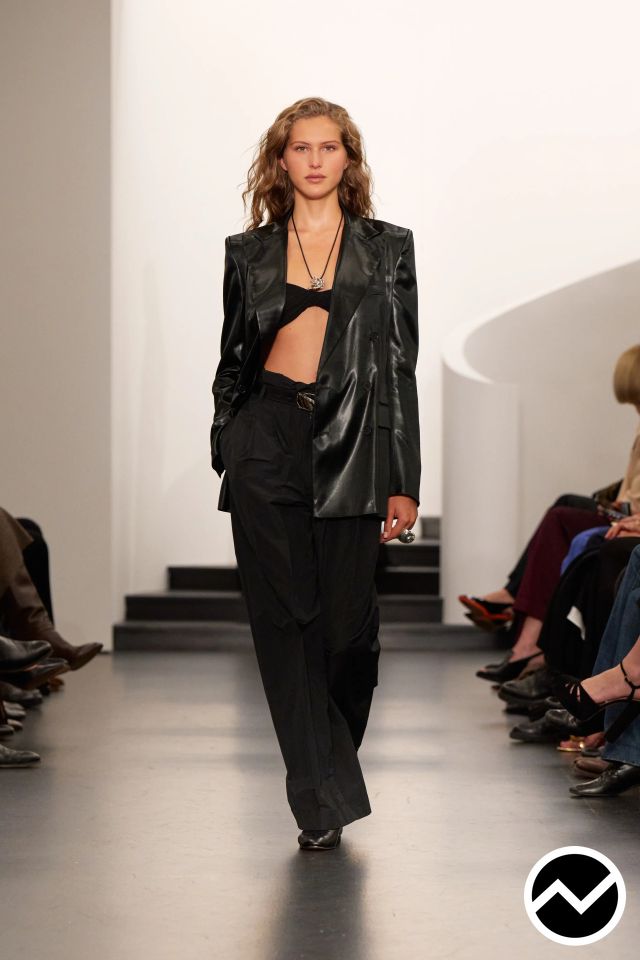 Ralph Lauren, SS26 womenswear, Double Breasted Jacket, look 47