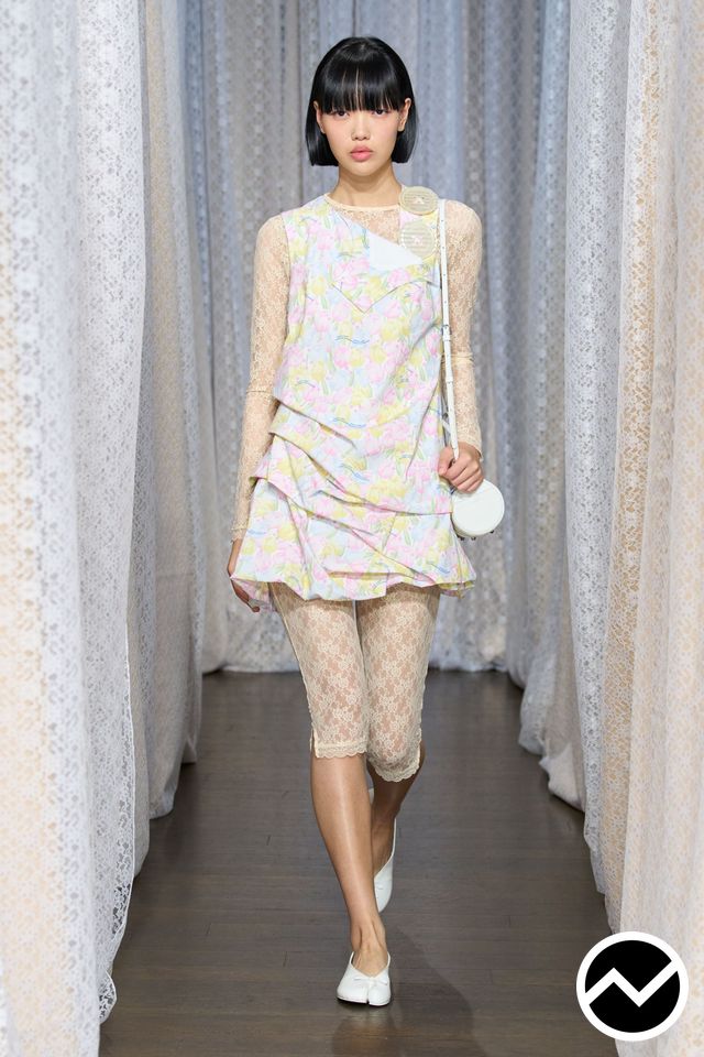Sandy Liang SS26 womenswear, look 1