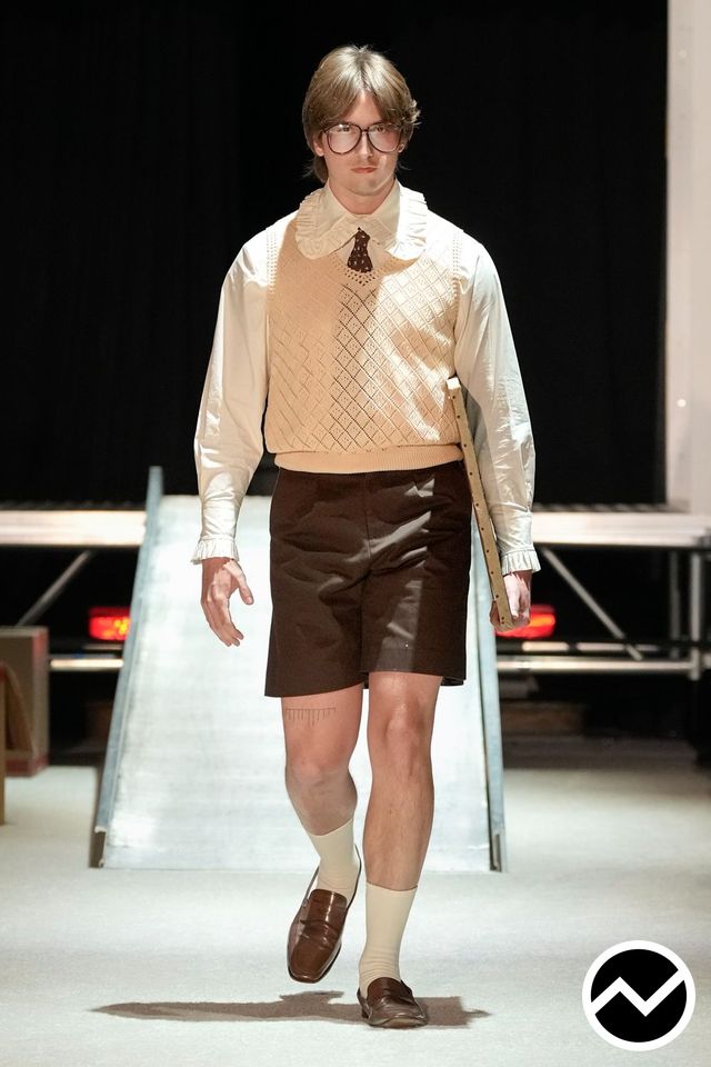 Tanner Fletcher, SS26 menswear, Mid-Rise Shorts, look 18