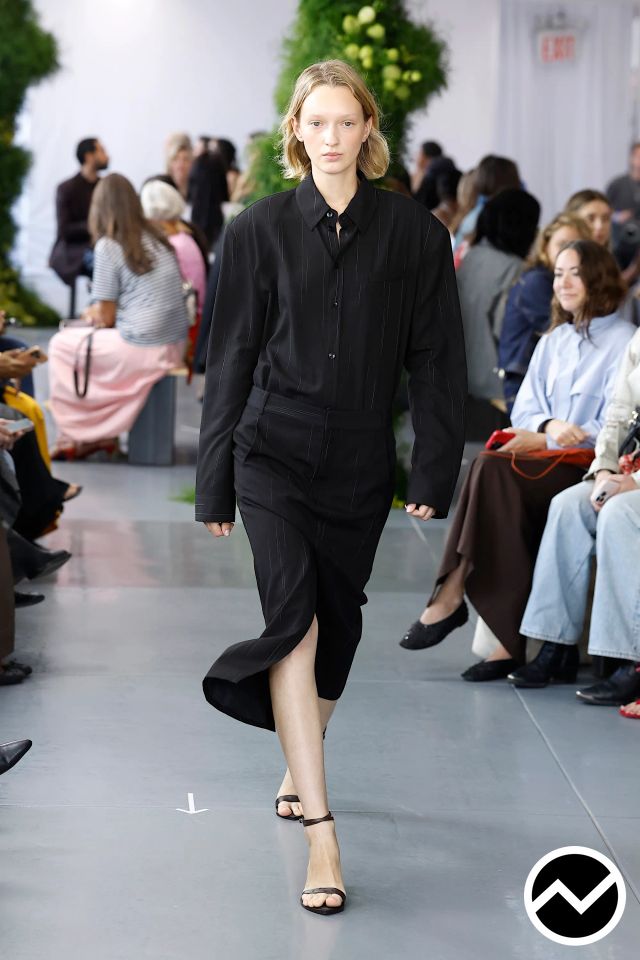 Tibi, SS26 womenswear, Fitted Skirts, look 1