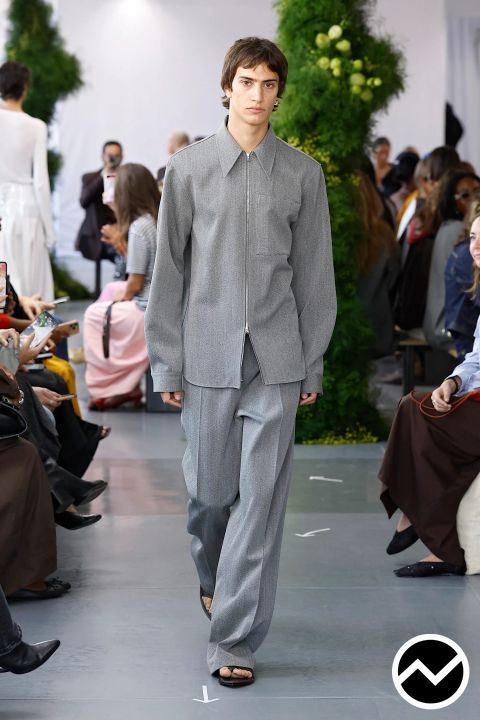 Tibi, SS26 menswear, Top Collar Jacket, look 9