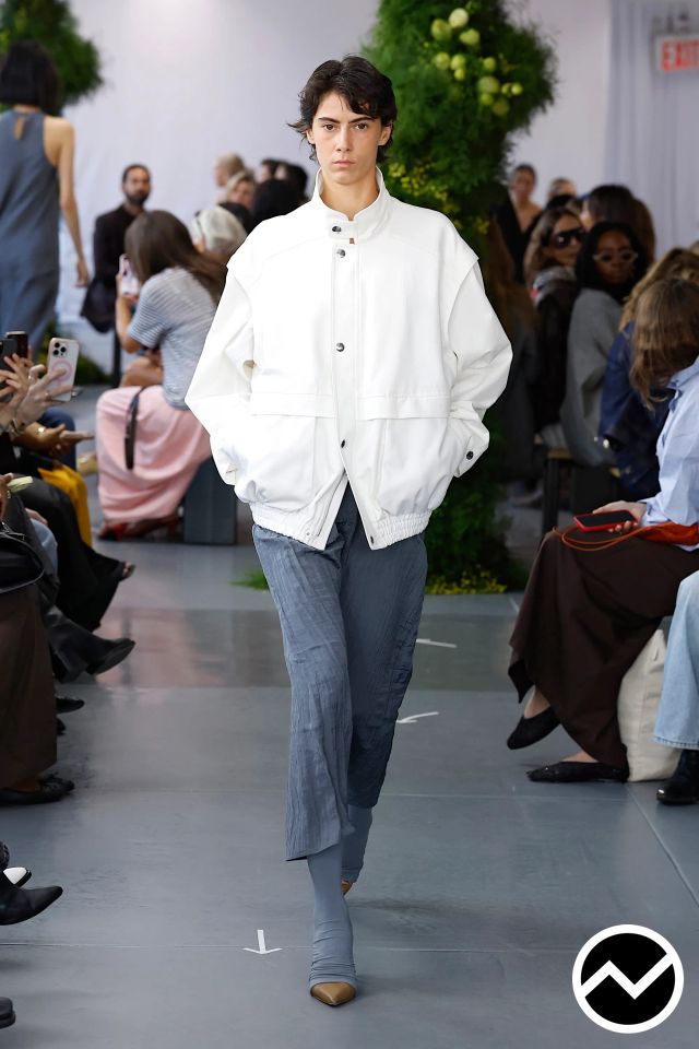 Tibi, SS26 womenswear, Oversized Jacket, look 20